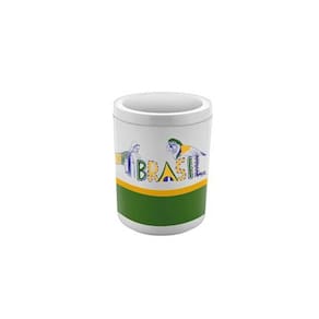 Porta Lata Termico 350Ml Branco - Linha Brasil Soprano