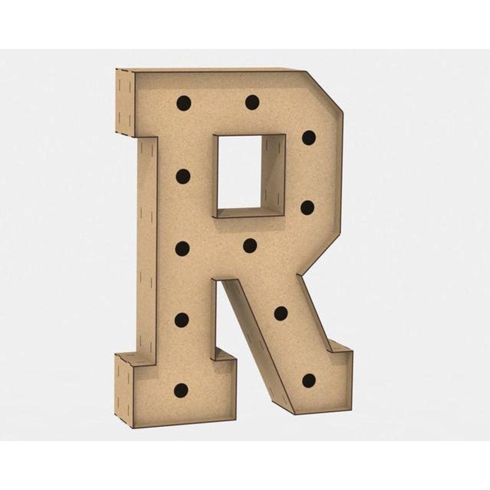 Letra Caixa Grande Mdf 80Cm De Altura Decoração