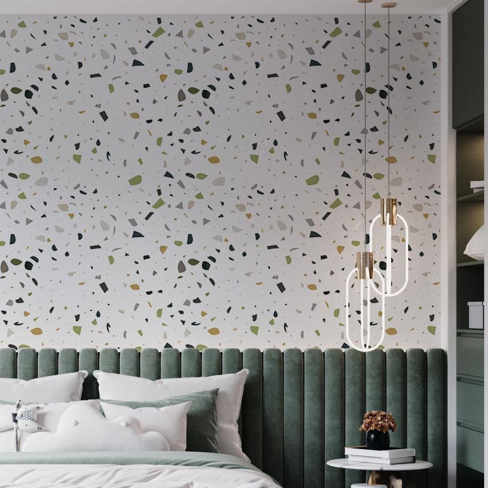 Kit 10 Rolos Papel De Parede Adesivo Granilite Colorido 3,0M