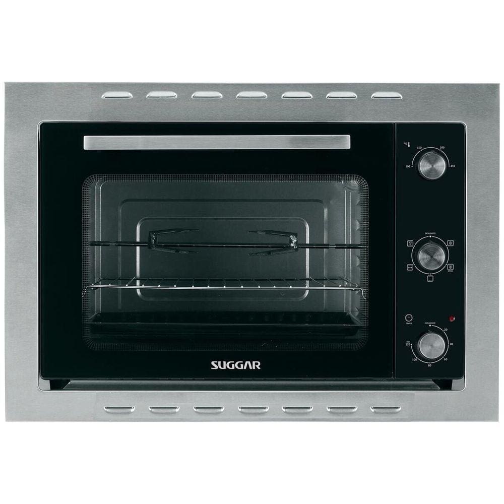Forno Elétrico Embutir 50L 127V Suggar Cinza Cinza