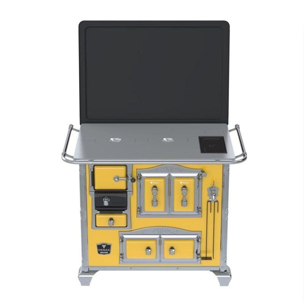 Fogao a Lenha N 2 Gab Sec Xv Chapa de Aluminio Amarelo