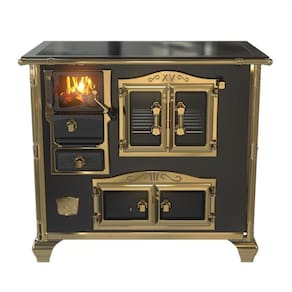 Fogao a Lenha N 2 Princess Premium Preto Gold