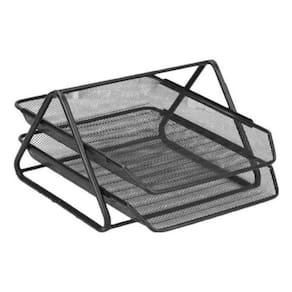 Organizador Mesa Escritório Bandeja Documento Papel A4 Metal