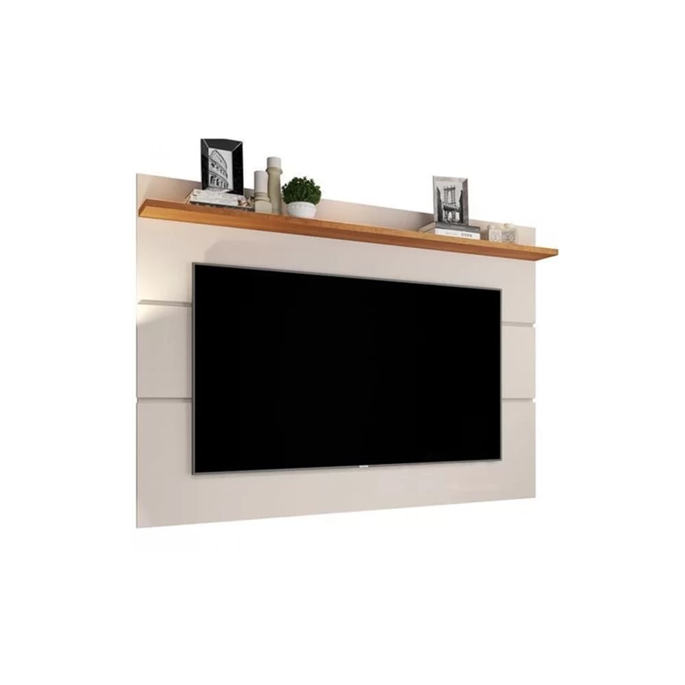 Painel Vivare 1.36 Off White/Nature – Germai Móveis