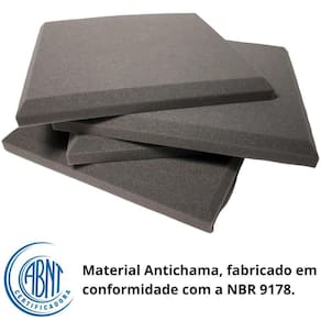 Placas Acústicas 2,0 cm 15 Unidades - Espuma Acústica Lisa