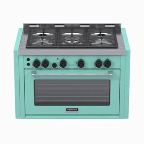 Fogao de Embutir 5 Bocas Venax Temis Verde Gas Glp