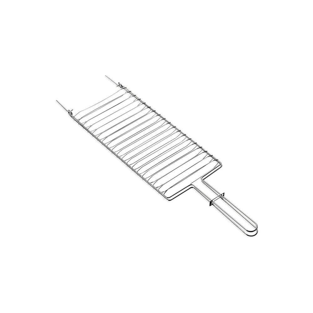 Grelha de Churrasqueira 31x18cm Inox Frango Peixe Carne Tramontina