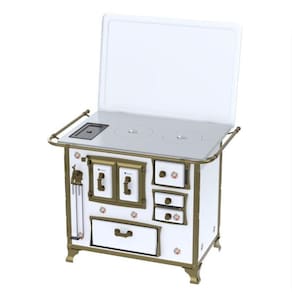Fogao a Lenha N 2 Renaissance Chapa de Aluminio Branco Buque Cald