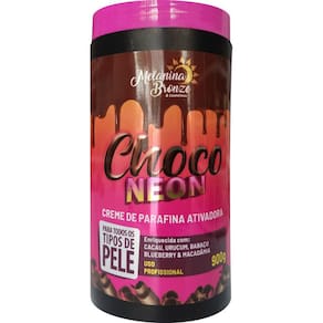 Parafina Ativadora Choco Neon 900g - MELANINA COSMÉTICOS