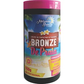 Parafina Ativadora Bronze de Praia 900g - MELANINA COSMÉTICOS