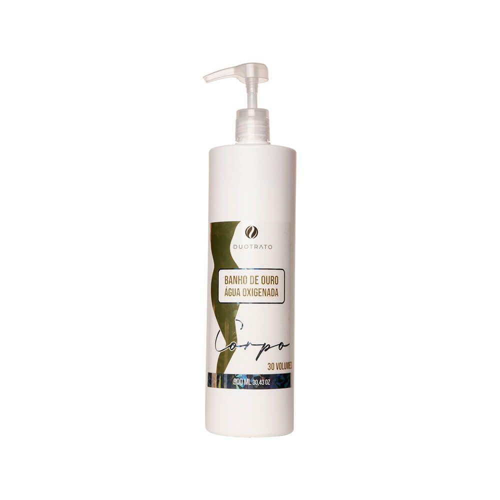 Água Oxigenada 30 Volumes 900ml Banho de Ouro - DUOTRATO COSMÉTICOS