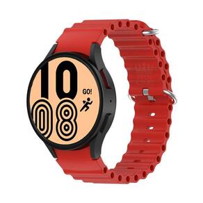 Pulseira Silicone Ondulada Para Smartwatch Galaxy Watch4 44
