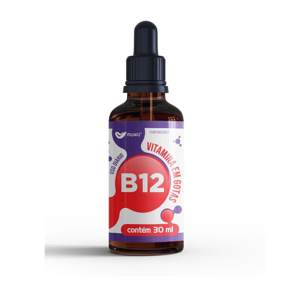 Vitamina B12 Em Gotas 30Ml - Muwiz