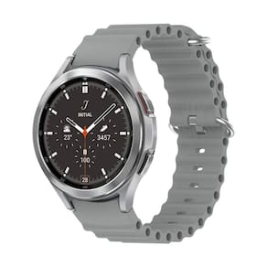 Pulseira Ondulada De Silicone Para Samsung Galaxy Watch4 42