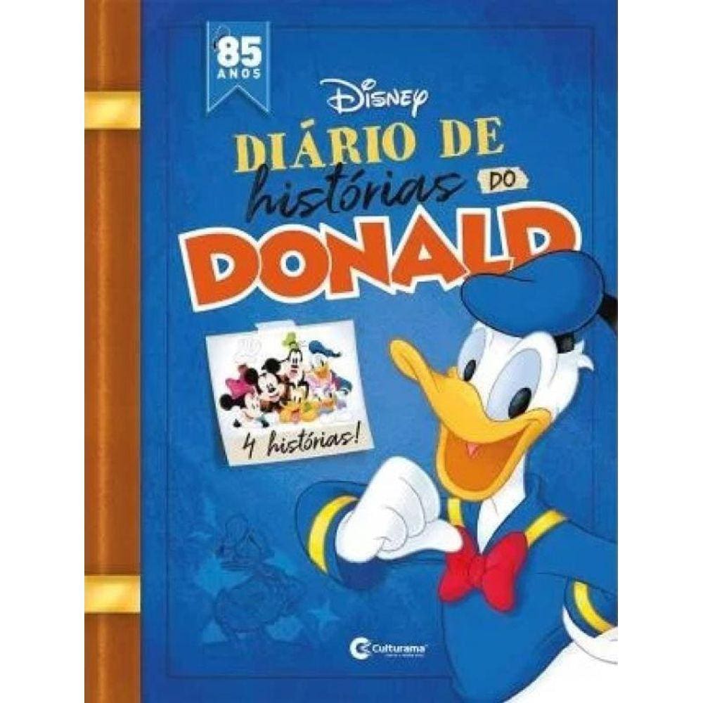 Livro Diario De Historias Do Donald