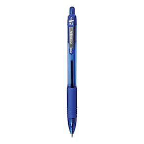 Zebra Z-Grip Caneta Esferográfica Retrátil Ponta Média Azul