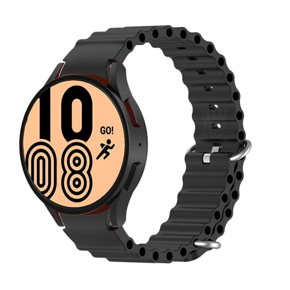 Pulseira Silicone Ondulada Para Smartwatch Galaxy Watch4 44
