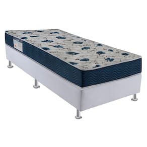 Colchão Solteirão Ortobom D28 Iso 60 108x198x18 Azul/Branco