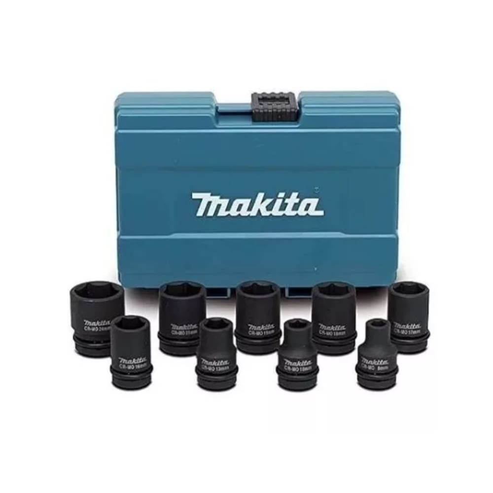 Conjunto de Soquete de Impacto 9 peças MAKITA D-42575