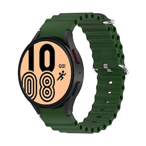 Pulseira Silicone Ondulada Para Smartwatch Galaxy Watch4 44