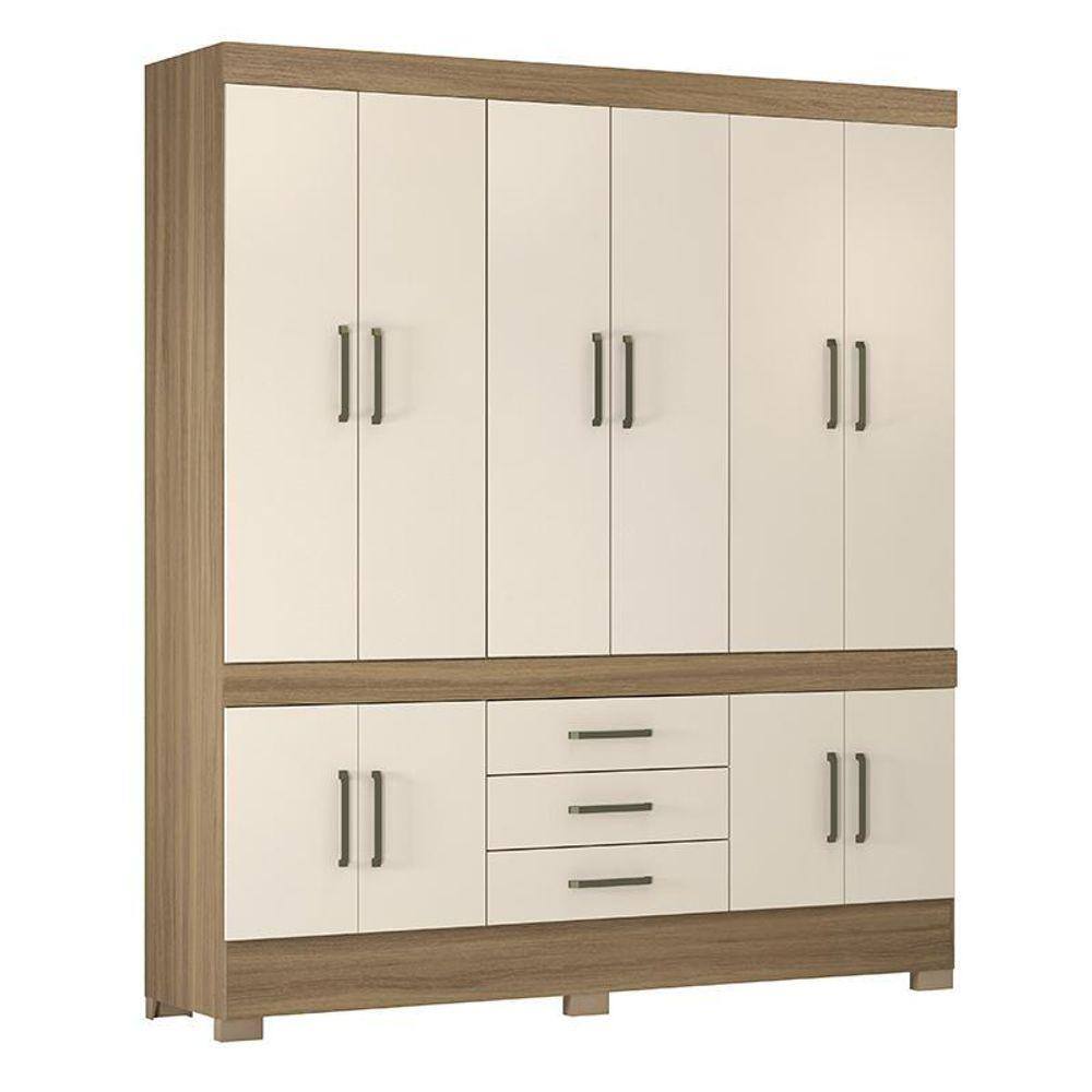 Guarda Roupa Casal New Murano 10 Portas e 3 Gavetas - Demóbile