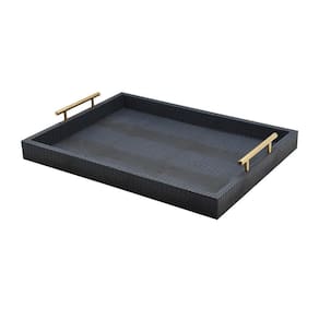 Bandeja Decorativa Com Alça 48X35X7,5Cm Bar Café Da Manhã