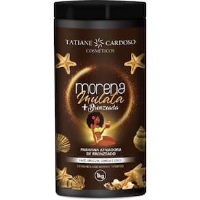 Parafina Ativadora de Bronzeado Morena Mulata 900g - TATIANE CARDOSO COSMÉTICOS