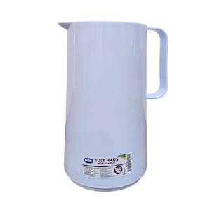 Bule Térmico Em Plástico C/Ampola Vidro Haus Branco 500Ml