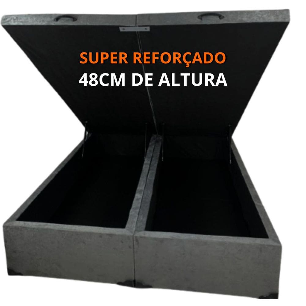 Cama Baú Queen Size c/ 48cm altura - Exclusive Reforçado