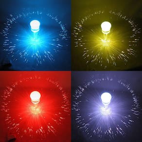 Pisca Pisca Fibra Otica Led Agua Viva RGB Natal Natalino Festa