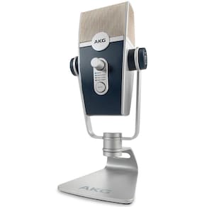 Microfone Condesador Profissional AKG Lyra - USB - Áudio Ultra-HD Multimodo - C44-USB