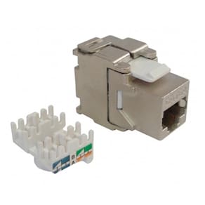Conector Fêmea RJ45 Cat 6 - Keystone - Blindado - WT-2201
