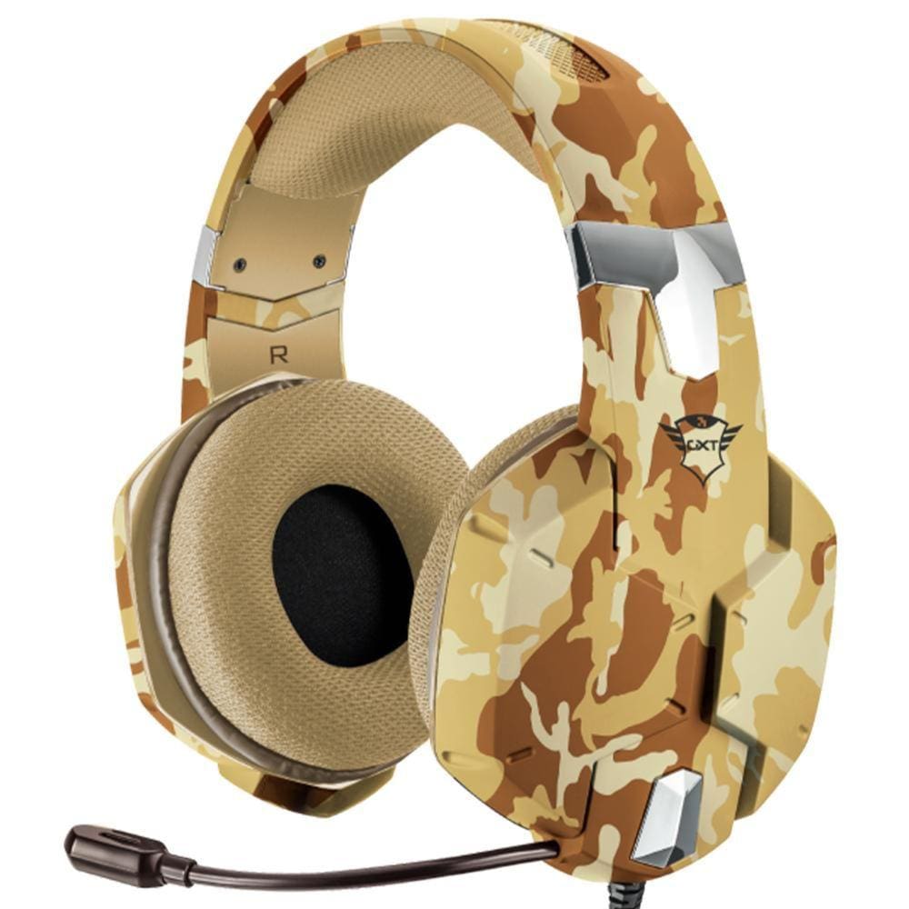 Headset Gamer Trust GXT 322D Carus - com Controle de Volume - Conector P3 + Adaptador P2 - 22125