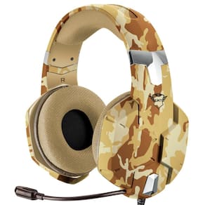 Headset Gamer Trust GXT 322D Carus - com Controle de Volume - Conector P3 + Adaptador P2 - 22125