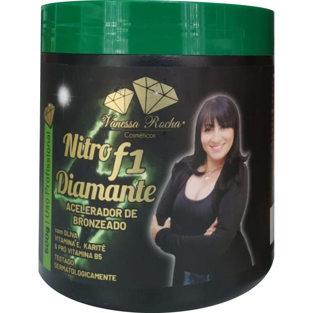 Acelerador de Bronzeado Nitro F1 Diamante 500g - VANESSA ROCHA COSMÉTICOS