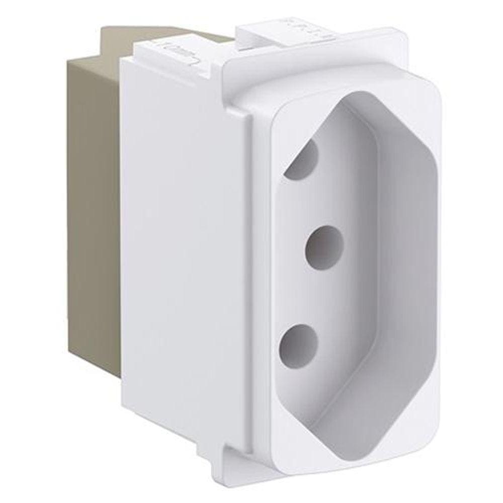 Módulo Tomada Legrand Pial Zeffia - 2P+T - 10A - Branco - 680160