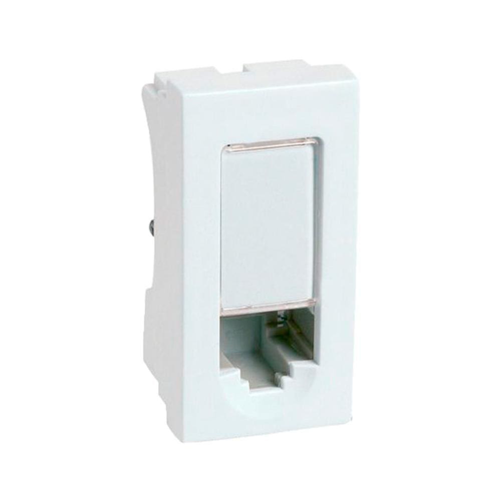 Módulo Tomada RJ45 Legrand Pial Plus+ - Cat 6 UTP LCS2 - PIAL Plus+ - Branco - 615047BC