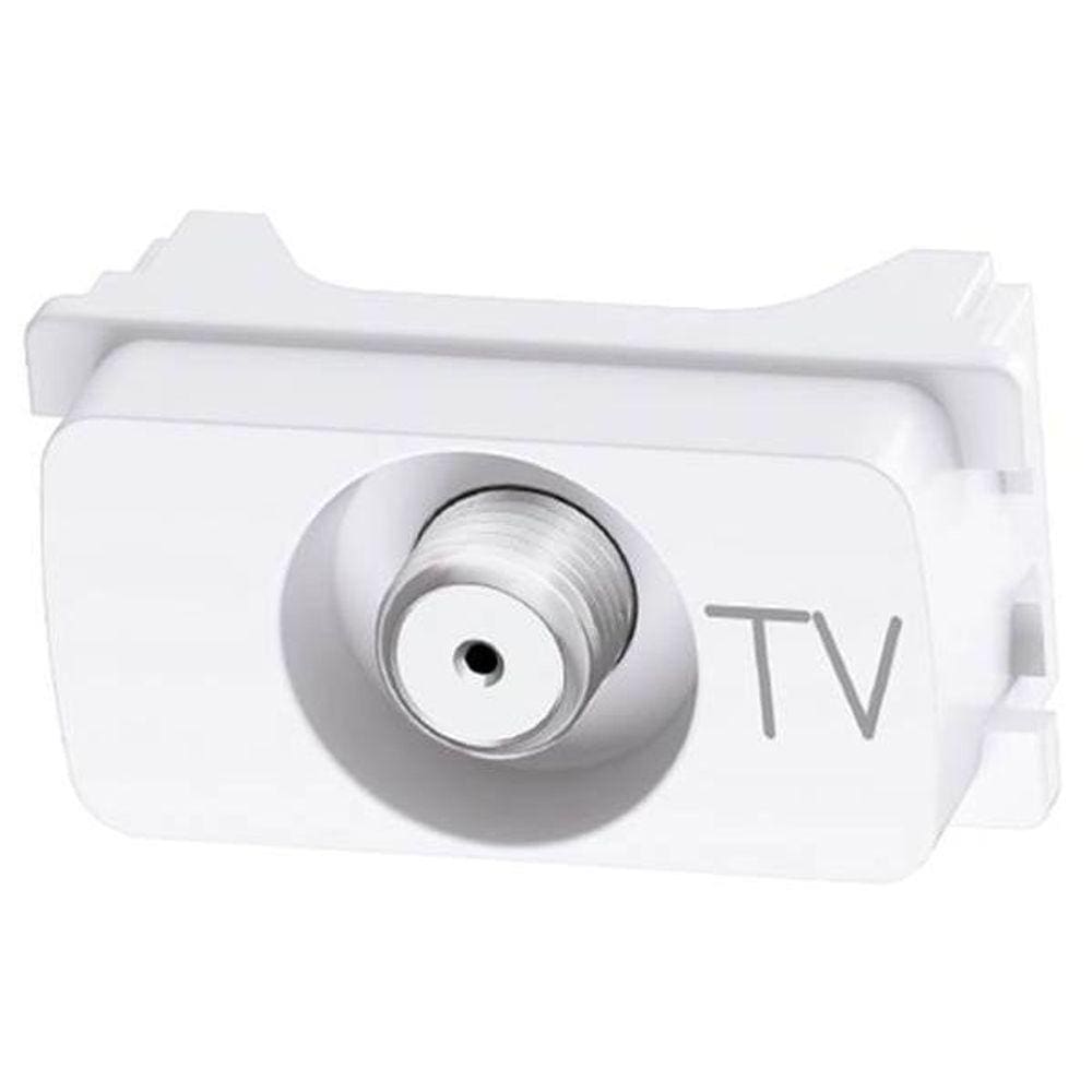 Módulo Tomada para Antena de TV Legrand Pial Zeffia - 75 Ohms - Branco - 68015