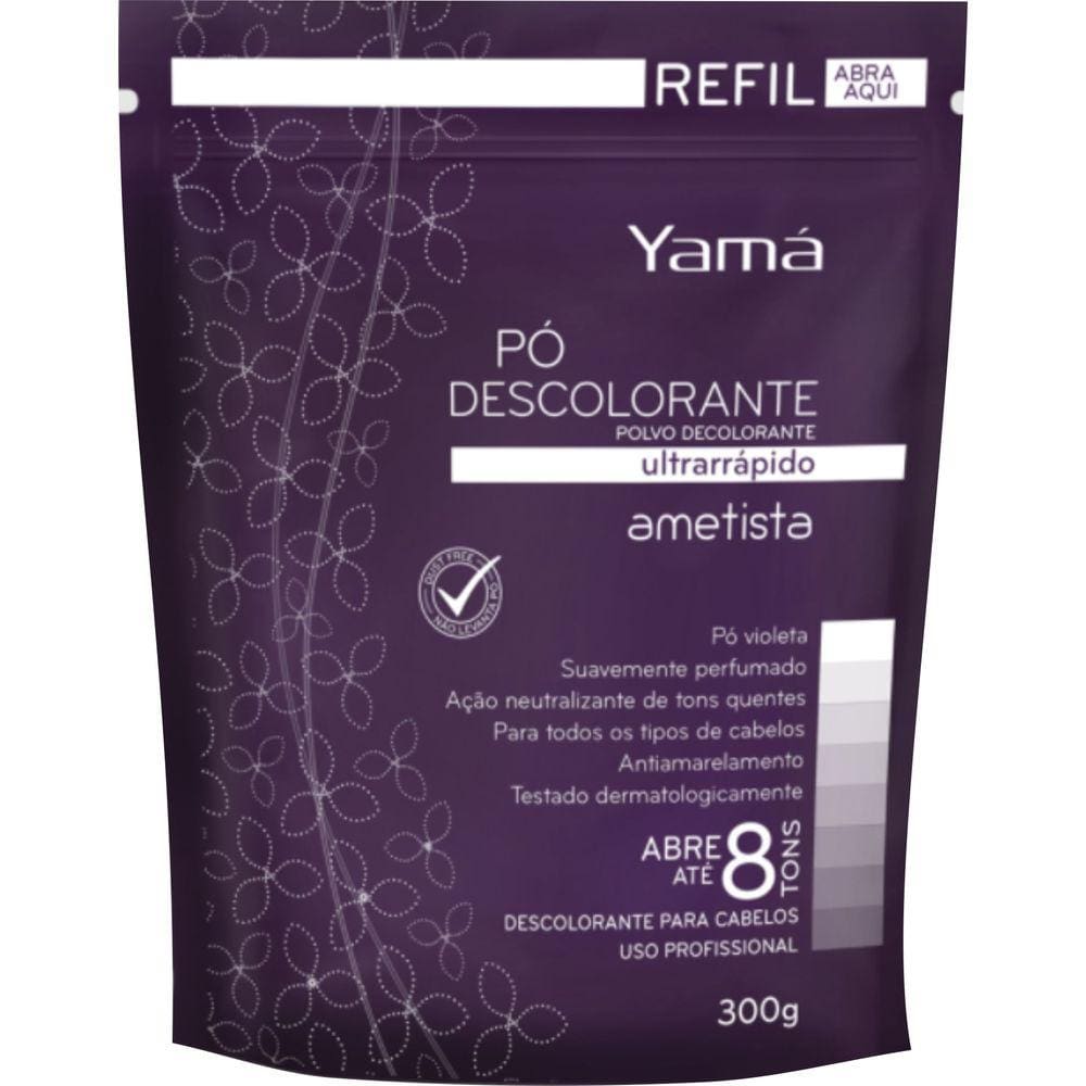 Pó Descolorante Ametista 300g - YAMÁ COSMÉTICOS