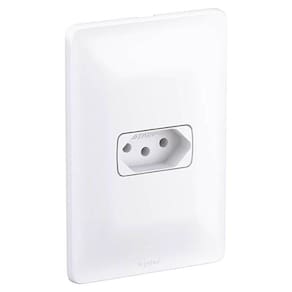 Tomada Legrand Pial Zeffia - 2P+T - 10A - Branco - 680110