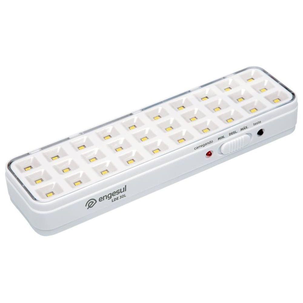 Luminária de Emergência com 30 LEDS - Bivolt - 2W - Engesul LDE-30L