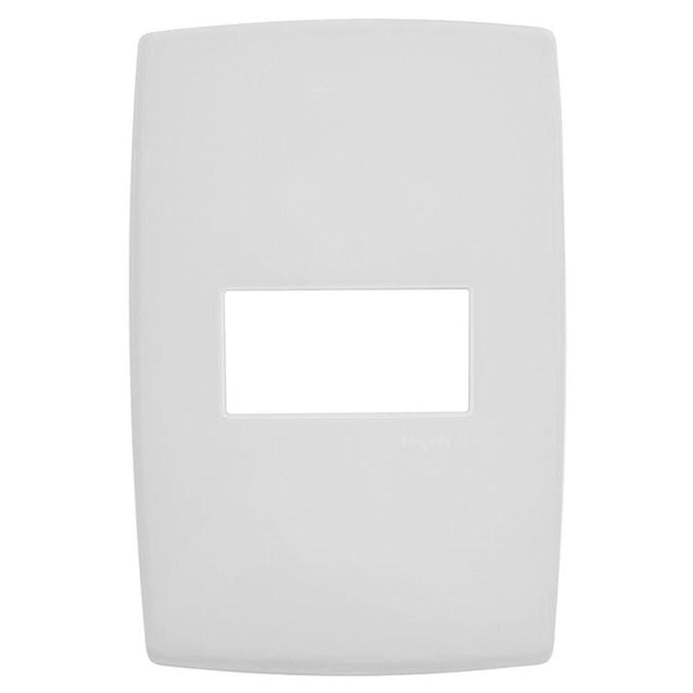 Placa Legrand Pial Plus - para 1 módulo - Branco - 618505
