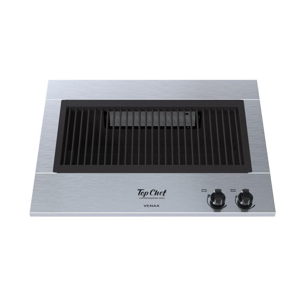 Churrasqueira a Gas Venax Grill Top Chef de Embutir Inox