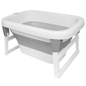 Banheira Ofurô Infantil Buba Cinza 80L | Válvula e Sensor