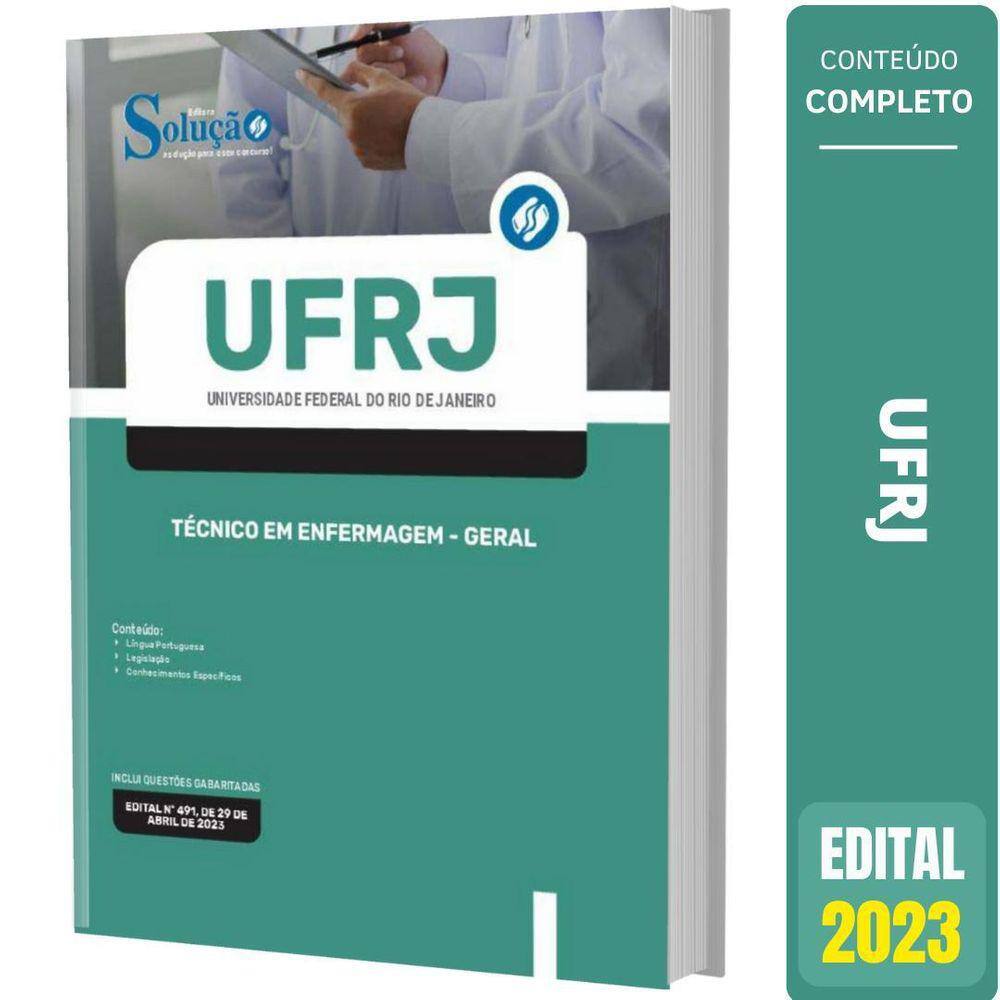 Apostila Concurso Ufrj - Técnico Em Enfermagem - Geral