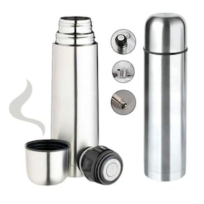 Garrafa Térmica Inox Café Chá Quente Gelada Camping 500Ml