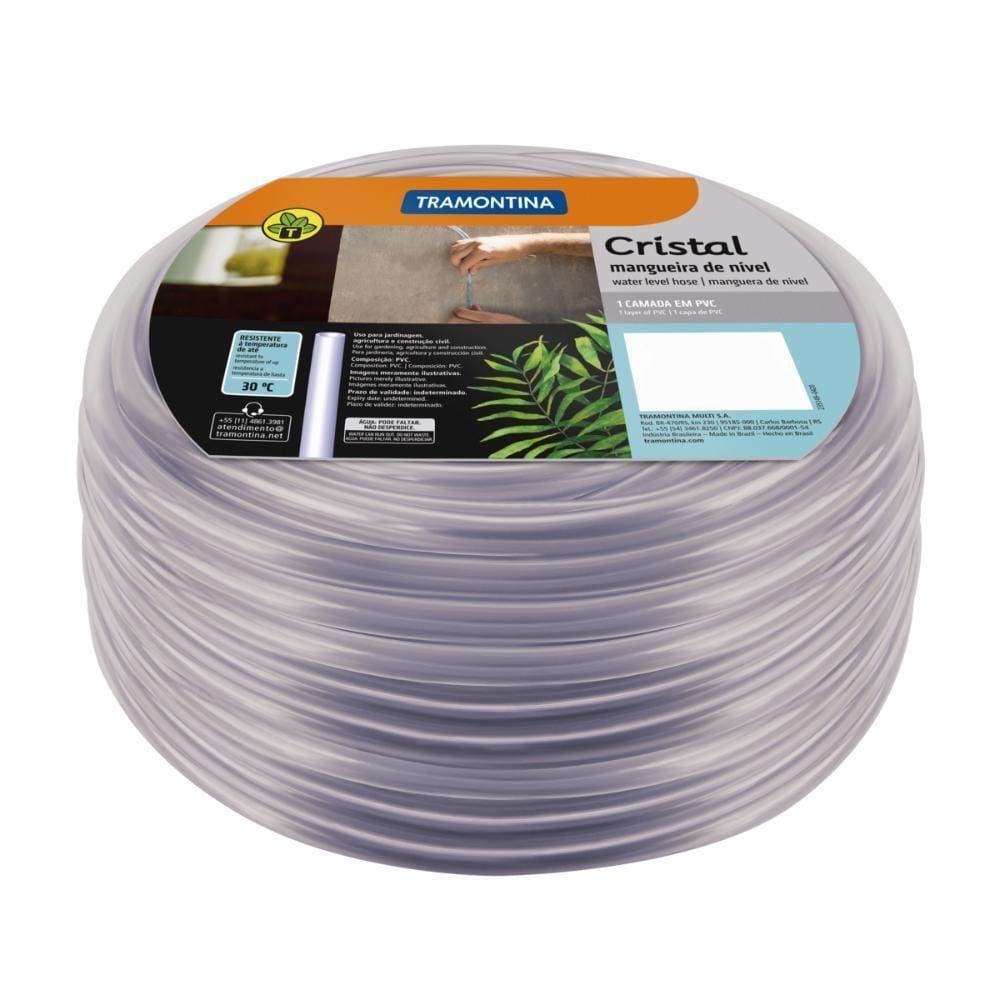 Mangueira De Nível Cristal Tramontina 5/16 Polegada X 1 Mm 1 Camada 50 M
