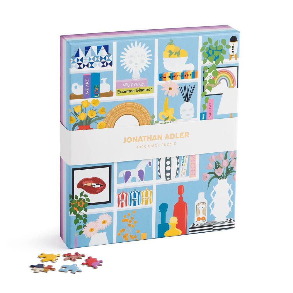 Quebra-cabeça Galison Jonathan Adler Shelfie 1000 peças