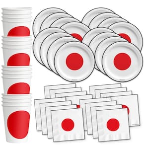 Conjunto de bandeiras para festas Birthday Galore Japan Flag