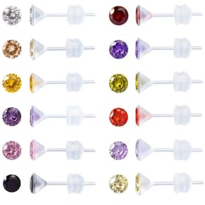 Brincos de plástico Sensitive Ears (12 pares)